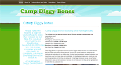 Desktop Screenshot of campdiggybones.com